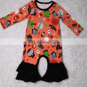 Wholesale Newborn Baby Long Sleeve Cotton Animal Printed Baby Clothing Romper thumbnail-3