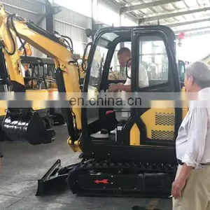 Hydraulic Crawler Micro Digger Mini Excavator Tilt Bucket Mini Excavator Hydraulic 2t New Price for Sale China thumbnail-1