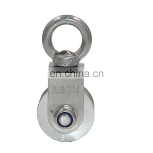 68*28 мм ролик качения с U-образным пазом из SUS304, свободно вращающийся, подвесные колеса thumbnail-3