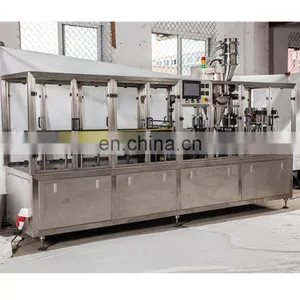 HAS VIDEO PLC Control Precision +- 0.2 g 1800cups/h High Speed K CuP Nespresso Coffee Capsule Filling And Sealing Machine thumbnail-1