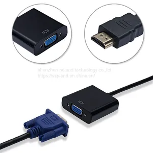 HD 1080P HDMI To VGA Cable Converter HDMI Male To VGA Famale Converter Adapter Digital Analog for Tablet Laptop PC TV thumbnail-3