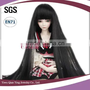 Wholesale Long Straight Blond Bjd Doll Wig on Sale thumbnail-3