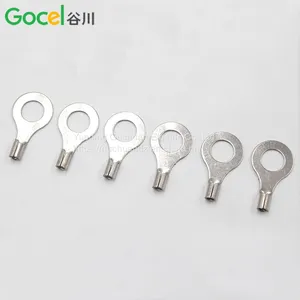 Round Bare End Brass O-shaped Brass Nose Bare End Cold Press Terminal thumbnail-4