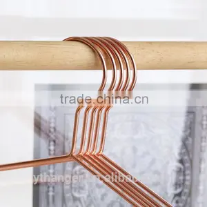Coat Copper Hanger Shirt Rose Gold Metal Hanger Metal Wire Coat Hangers Quality Choice thumbnail-6