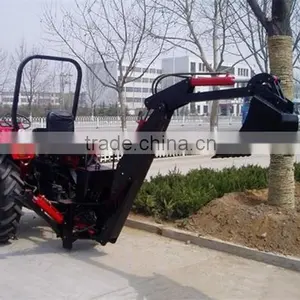 Samll 4x4 Compact Tractor With Front End Loader and Backhoe for Sale thumbnail-5