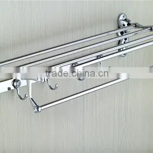 90 Degree Rotation Stainless Barthroom High Quality Towel Shelf With Blue&white Diamond A166 thumbnail-2