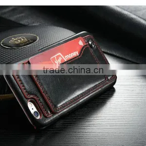 [CASEME] For IPhone 6/6s Case, Credit Card Insert Case for Apple IPhone 6/6s R64 Back Case With Card Slots thumbnail-5
