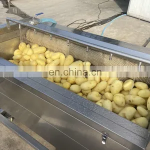 Industrial Potato Peeling Machine Potato Peeling and Cutting Washing Machine Potato Peeling Machinery thumbnail-3