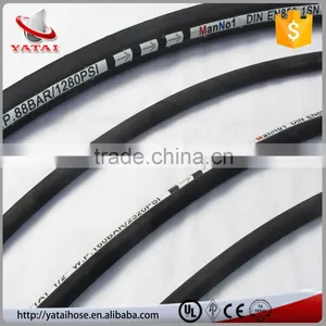 Oil Delievry High Pressure Rubber Hydraulic Hose Made In China thumbnail-1