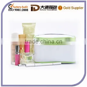 Unadorned Middle Soft Shining Corner Angle PU Cosmetic Bag thumbnail-1