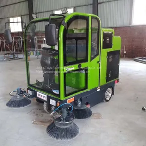 Road Property Sanitation Vehicle Outdoor Garbage Sweeper Electric Sweeper Industrial Sweeper thumbnail-1