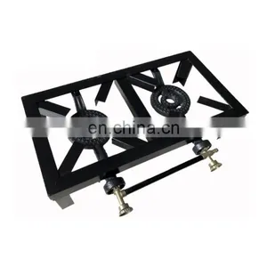 Portable Outdoor Camping Cooking Double Burner Gas Stove thumbnail-2