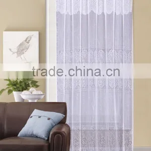 1PC 100% Polyester Flower Voile Beautiful Macrame Embroidery Curtain Quality Choice thumbnail-1