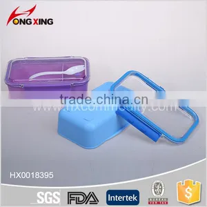 Plastic Food Storage School Office Lunch Box With Spoon thumbnail-3