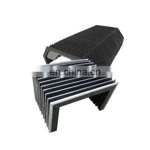 High Quality Hoisting Platform Eolian CNC Machine Bellows Cover Plastic Accordion Protective Telescopic Cover thumbnail-3