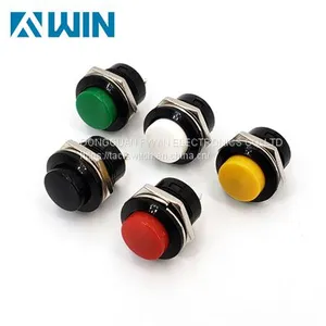 16MM Momentary SPST Two Pin Push Button Switch thumbnail-1