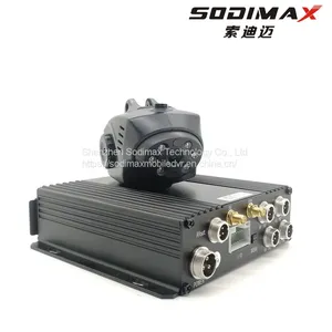 4CH Vehicle Black Box Video Camera DVR SD Card MDVR CCTV System Car Tracking Mobile DVR thumbnail-4