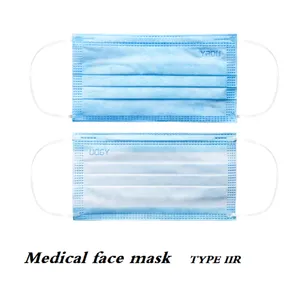 Medical Surgical Mask / Sterilized or Non Sterilized / Three Layer Protection / Plane Ear Hook Type / Type IIR thumbnail-4