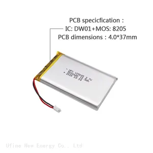 Li Ion Battery Manufacturers In China Smart Home Battery UFX 105085 5000mAh 3.7V Wireless Device Battery Pack thumbnail-4