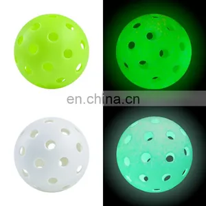 Luminous Pickleball 74mm 40 Holes Pickleballs Glow in Dark thumbnail-2