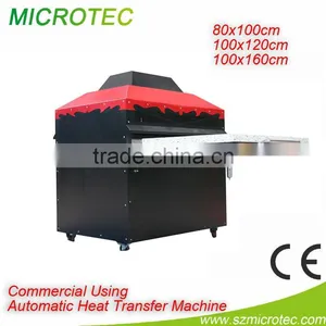 Pneumatic Large Format 80x100cm,100x120cm, 100x160cm Wholesale t Shirt Heat Transfer Machine thumbnail-1