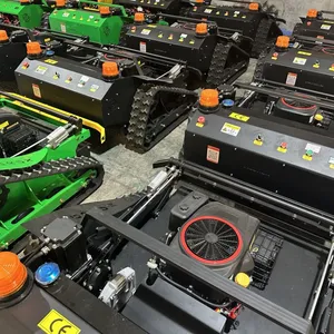 Robot Lawn Mower With Remote Control, China Remote Control Tracked Mower Price, Robot Lawn Mower for Hills for Sale thumbnail-3