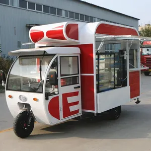 Three Wheeler Food Truck Electric Catering Trailer Coffee Food Truck Electric Tricycle Food Cart thumbnail-3
