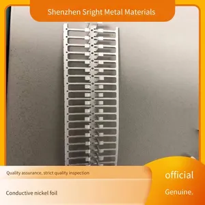 High-elasticity Pure Nickel Strip, 0.1, 0.2, 0.3, 0.4mm Square Nickel Sheets, Spot Welding, Pure Nickel Flat Bars, Conductive Nickel Foils thumbnail-1