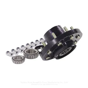 2000 Lb, 5‑Hole | Travel Trailer, Flatbed Trailer, Camper Trailer Specific Chassis Wheel Hub, Straight Rear Axle Assembly, Spindle, Hub End thumbnail-5