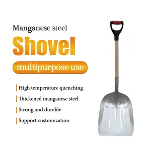Wholesale Aluminum Snow Shovel Head Replacement Metal Blade for Packed Snow Ice Removal, Durable OEM Manufacturer thumbnail-2
