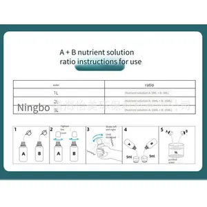 Hydroponic and Aeroponic Vegetable Nutrient Solution, Professional Fertilizer for Greenhouse Vegetables, Soilless Cultivation Inorganic Nutrient Solution thumbnail-5