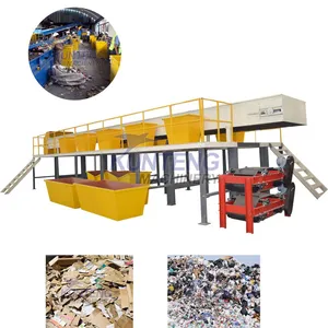 Large Dustbin for Sorting Table With Scrapshoot Hole Waste Segregation Machine Sorting Line thumbnail-1