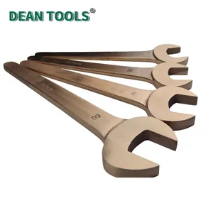 Non-Sparking Single Open End Wrench,Spark-free Safety Spanner,Aluminum Bronze,Explosion Proof Open End Wrench thumbnail-1