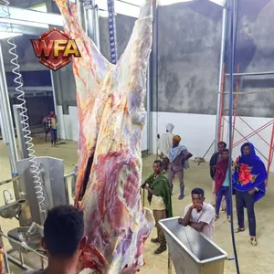 WFA Professional Cattle Slaughtering Line Equipment Cow Slaughter Machine Complete Sheep Killing Project for Factory thumbnail-4