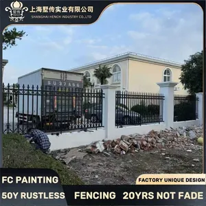 Luxury Wrought Iron Railing Stair Iron Fence thumbnail-2