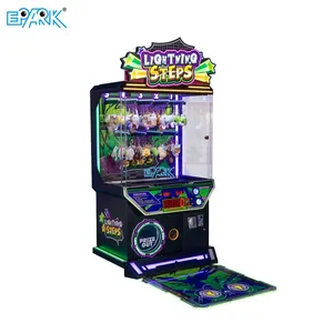 Skill Prize Game Machine Lightning Steps Interactive Foot Pad Challenge With Hanging Gift Display for Indoor Amusement Centers thumbnail-1