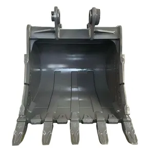 25 Ton Excavator Rock Bucket Heavy Duty Digging Bucket 5 Teeth With Replaceable Tips Reinforced Side Shrouds & Heel Blocks for Excavator Attachment thumbnail-4