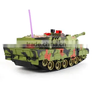 6 Channel RC Tank, With Flashing Light, 2 Tanks Fighting, rc Toys thumbnail-3