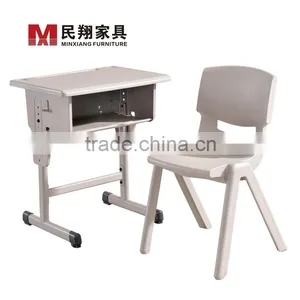 High Quality Single School Desk And Chair/classroom Desk And Chair/metal School Furniture thumbnail-1