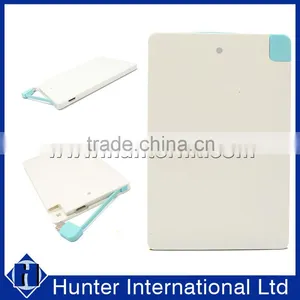 OEM Credit Card Size 2500 MAH Portable Power Bank thumbnail-1