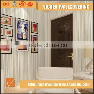 Classic Stripe Style Style PVC Material Bathroom And Kitchen Wall Tile thumbnail-1