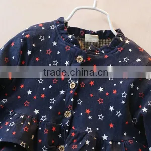 Korean Children Clothing Girl Spring Coats Kids Long Sleeve Stringy Selvedge Roung Collar Girl Princess Outwear thumbnail-6