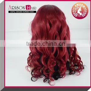 7A Grade For Black Women 100% Human Hair Brazilian Full Lace Wig thumbnail-3
