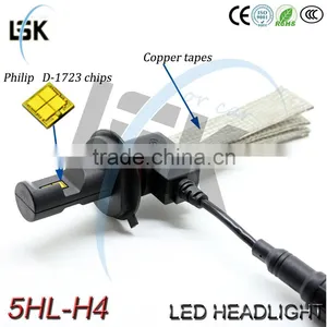 G5 Powerful Heat Dissipation PHI Led Headlight Bulb h4 for Vehicle thumbnail-1