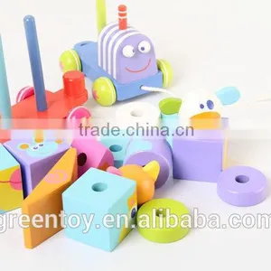 Kids Toy Wood Blocks Building Toy thumbnail-1