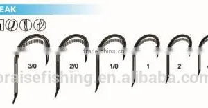Brown Paint High Carbon Steel Hooks PR-8294S BEAK Fishing Hook thumbnail-1