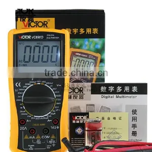 VC890D Digital Multimeter Capacitor 2000uF Backlit Universal Table thumbnail-3