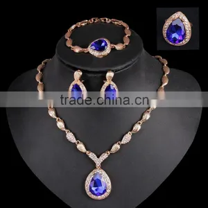 Hot Design Gold Jewelry Costume Jewelry Set Algeria Fashion Jewelry Set thumbnail-2