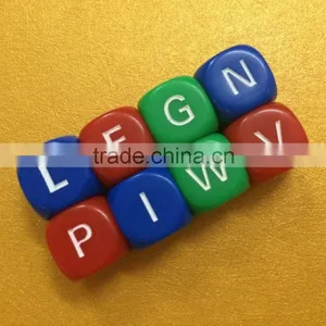 Boggle Game Dice ,letters Dice,letters Toy Dice,kids Dice thumbnail-2