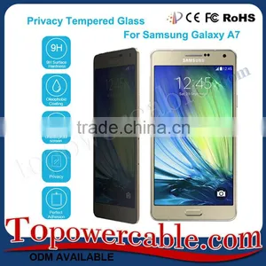 Privacy Anti-Spy Tempered Glass Screen Protector For Samsung Galaxy A7 thumbnail-1